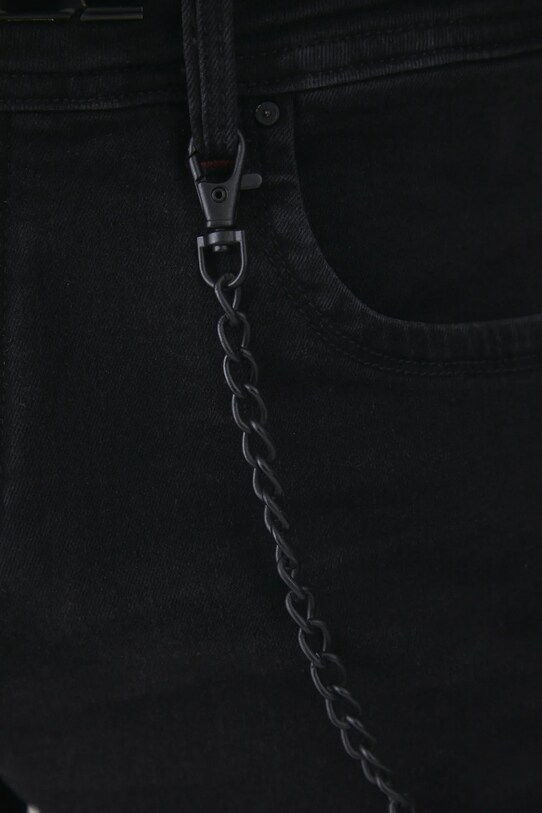 Jeansy męskie slim kolor czarny czarny RW24.SJMB01