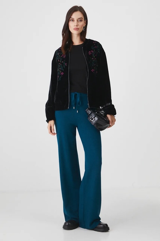 Tepláky dámské bez vzoru zelená barva RW24.SPD704 tyrkysová RW24