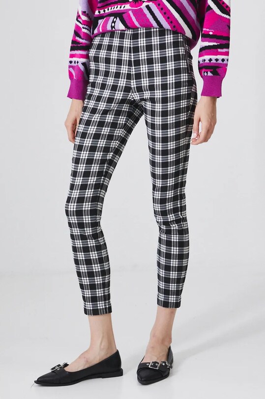 Spodnie damskie w kratę kolor multicolor RW24.SPD901 multicolor RW24