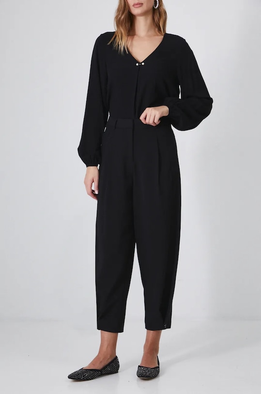 Medicine pantaloni cu elastan negru RW24.SPD903