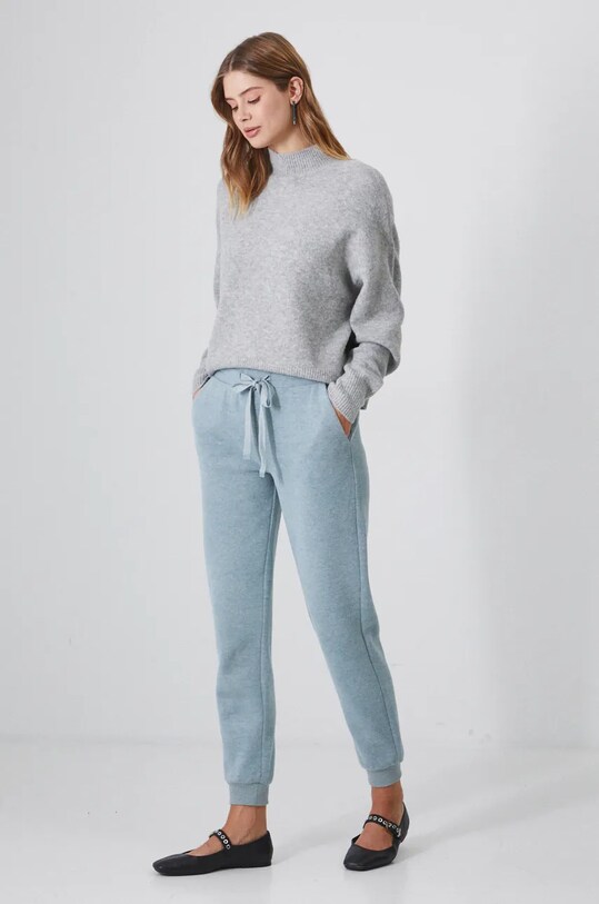 Tepláky dámske hladké zelená farba RW24.SPD904 zelená RW24