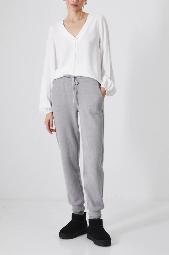 Medicine pantaloni de trening tricotaj gri RW24.SPD904