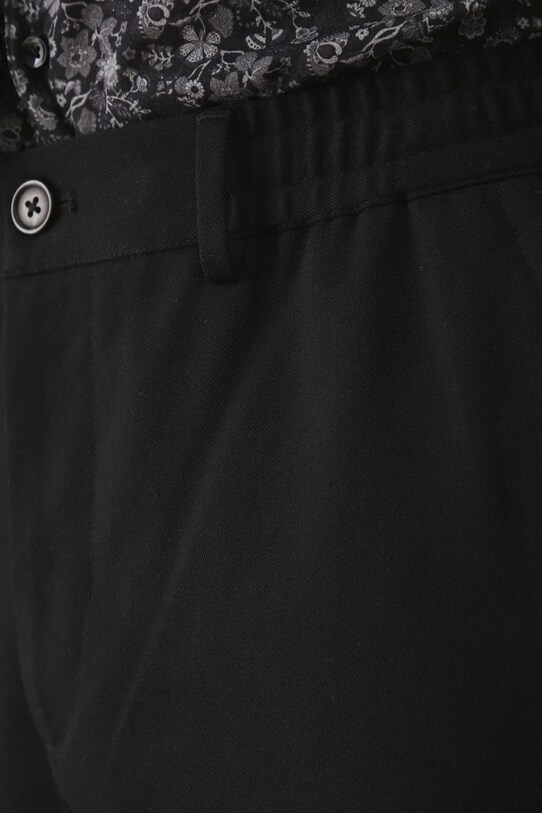 Spodnie męskie tapered gładkie kolor czarny RW24.SPMB12 czarny