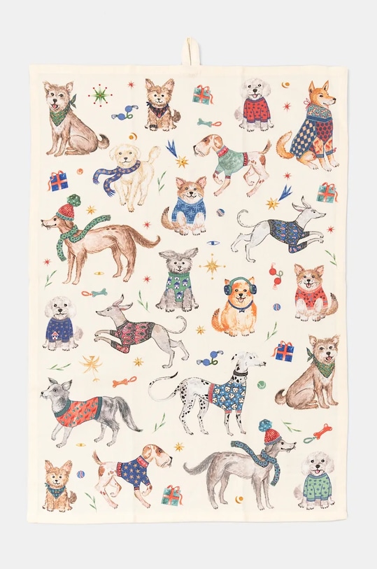 Ściereczki kuchenne bawełniane w psy (2-pack) kolor multicolor RW24.SRU900 multicolor RW24