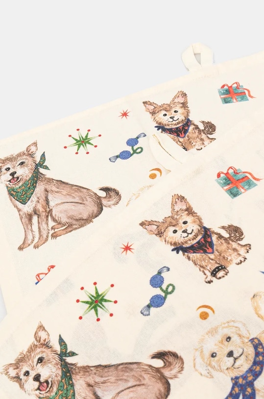 Ściereczki kuchenne bawełniane w psy (2-pack) kolor multicolor multicolor RW24.SRU900