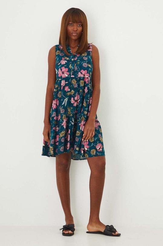 Šaty dámske mini so vzorom viac farieb mini viacfarebná RW24.SUD010