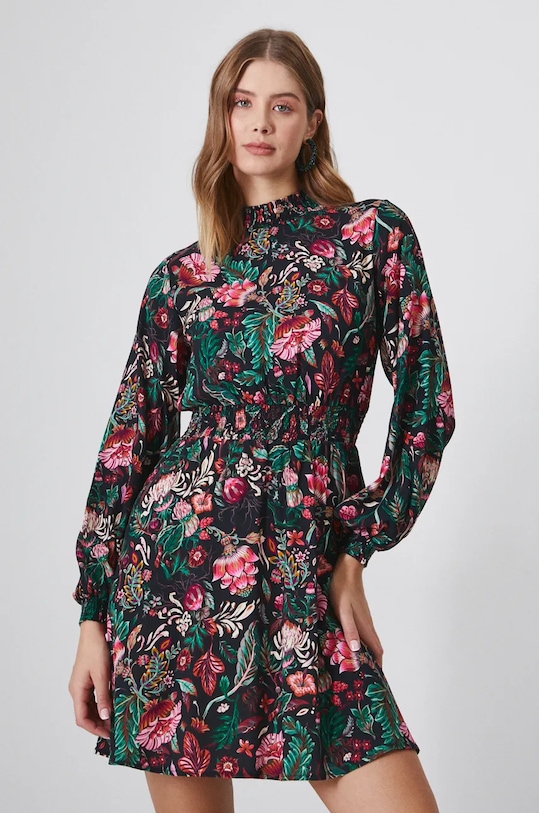 Sukienka damska mini wzorzysta kolor multicolor RW24.SUD091 multicolor RW24