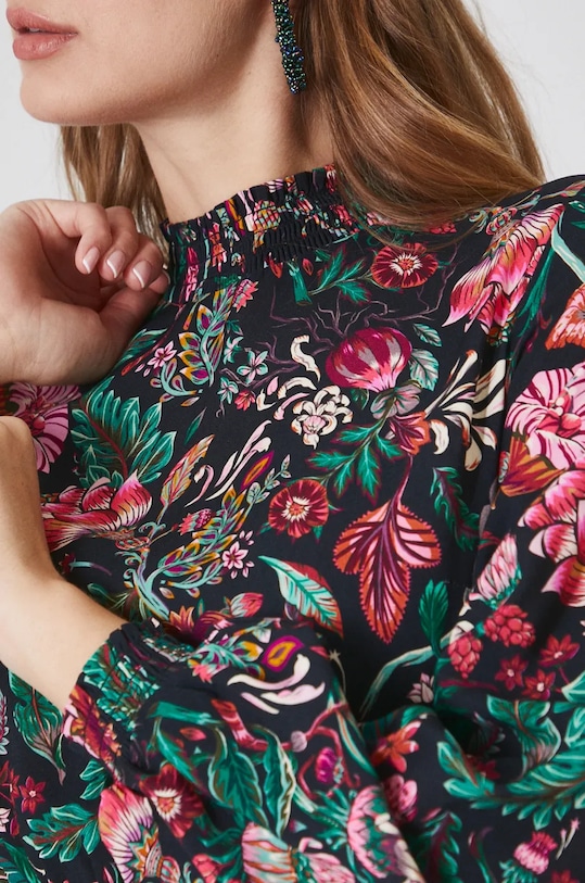 Sukienka damska mini wzorzysta kolor multicolor RW24.SUD091 multicolor