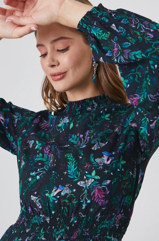 Šaty dámske mini vzorované viacfarebná RW24.SUD091