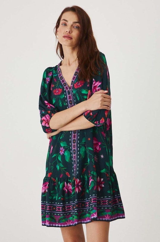 Medicine sukienka trzy czwarte multicolor RW24.SUD101