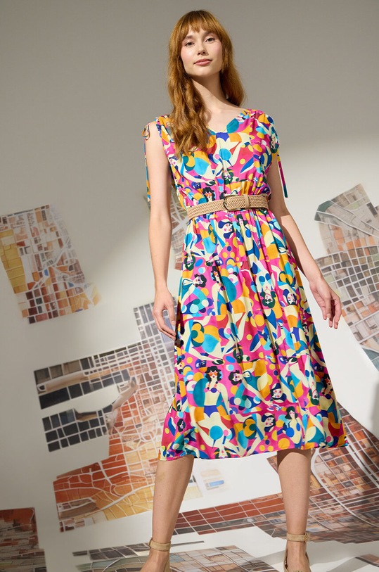 Šaty dámské midi z kolekce Kouzlo míst RW24.SUD154