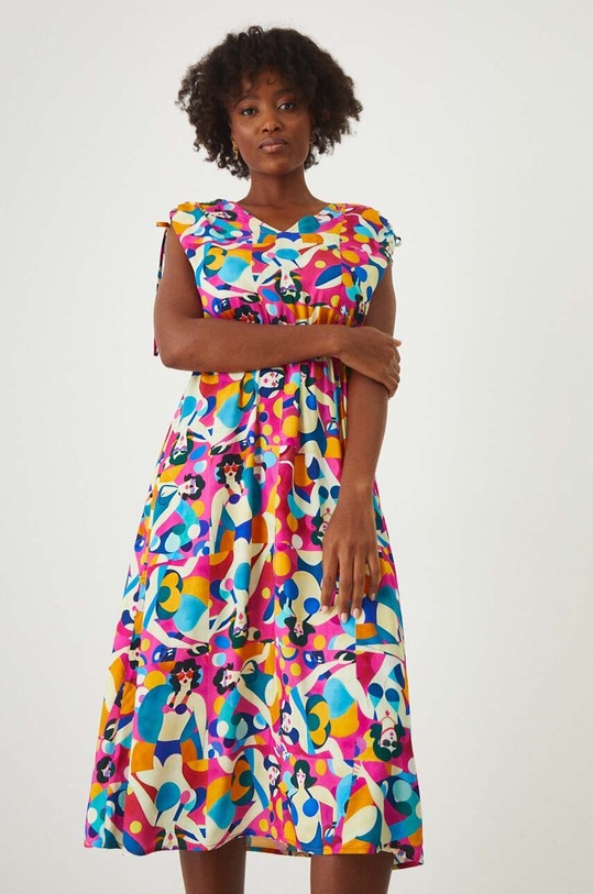 Oblečení Šaty dámské midi z kolekce Kouzlo míst RW24.SUD154 vícebarevná