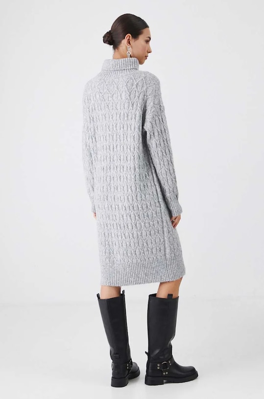 Ρούχα Φόρεμα από μείγμα μαλλιού Medicine RW24.SUD803 γκρί