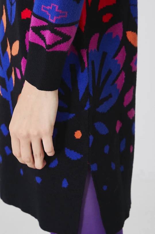 Sukienka damska mini wzorzysta kolor multicolor RW24.SUD902 multicolor