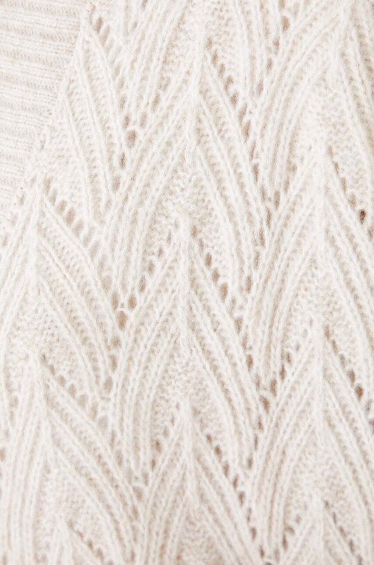 Kardigán dámsky azúrový béžová farba RW24.SWD041