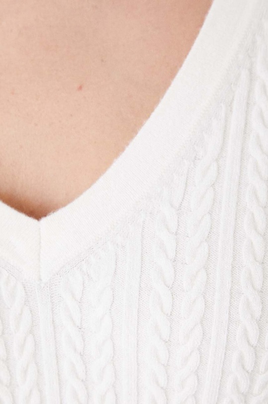 Svetr dámský s pletenou vazbou béžová barva RW24.SWD053 béžová