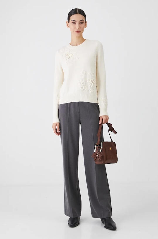 Pulover s dodatkom vune Medicine RW24.SWD700 bež RW24