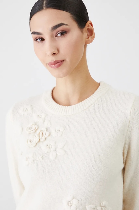 Pulover s dodatkom vune Medicine RW24.SWD700 bež