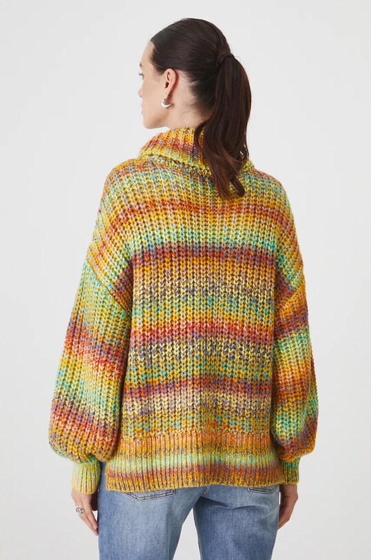 Odzież Sweter damski melanżowy kolor multicolor RW24.SWD710 multicolor