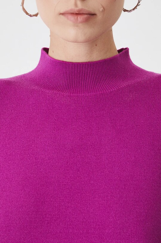 Sweter damski gładki kolor fioletowy RW24.SWD713 fioletowy