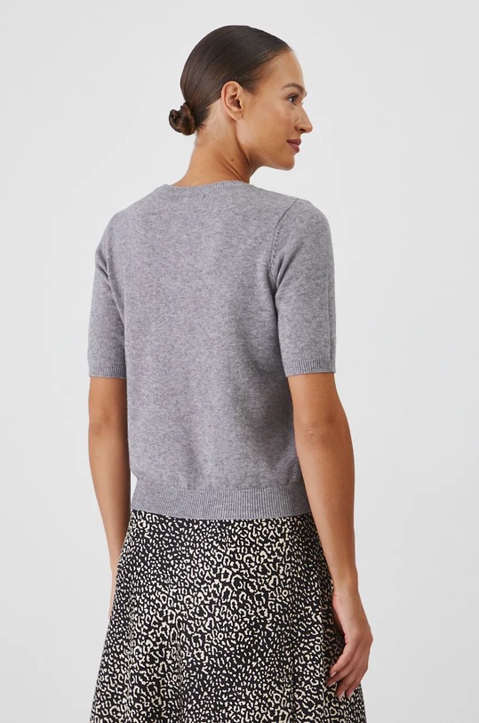 Oblečení Svetr dámský s ozdobnou aplikací šedá barva RW24.SWDA70 šedá