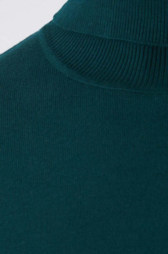 Sweter męski z golfem kolor zielony RW24.SWM051