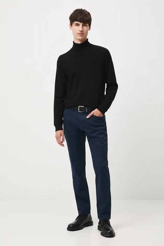 Sweter męski z golfem kolor czarny RW24.SWM051 czarny RW24
