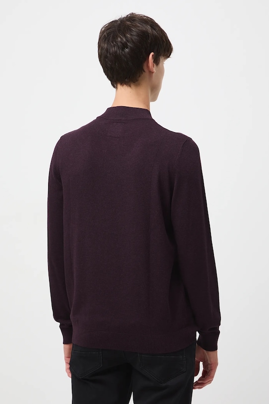 Odzież Sweter męski melanżowy kolor fioletowy RW24.SWM052 fioletowy