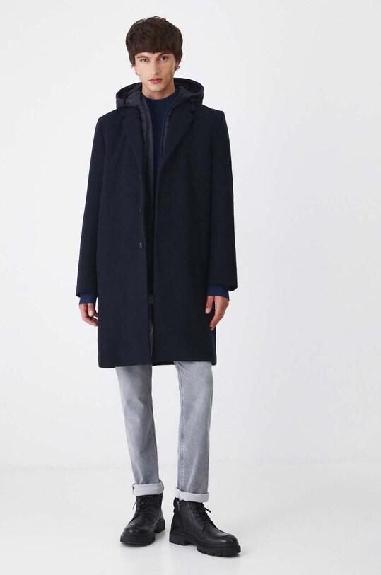 Sweter męski melanżowy kolor granatowy RW24.SWM052 granatowy RW24