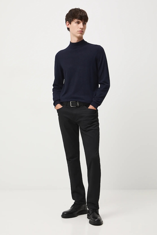 Sweter męski melanżowy kolor granatowy RW24.SWM052 granatowy RW24