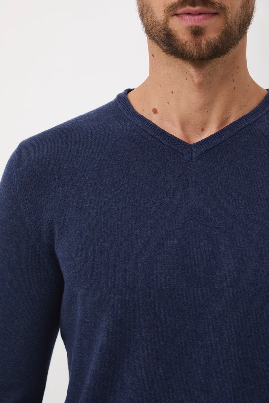 Medicine sweter bawełniany RW24.SWM090 granatowy