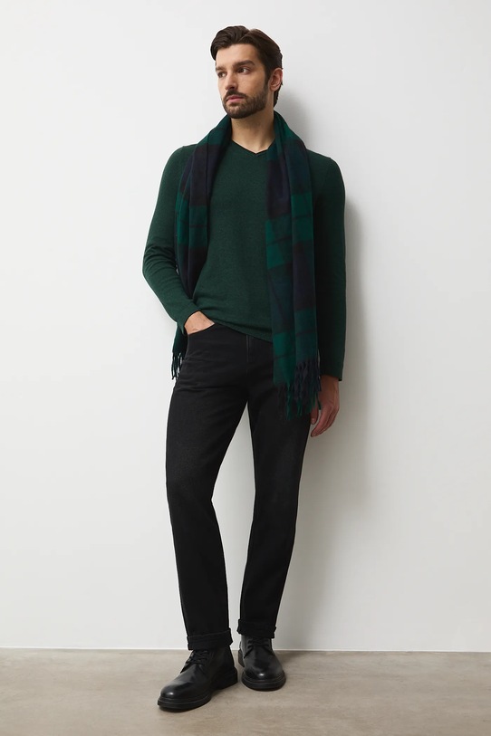 Medicine sweter bawełniany regular zielony RW24.SWM090