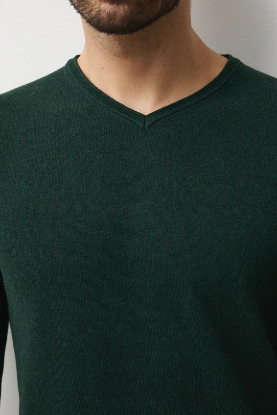 Medicine sweter bawełniany RW24.SWM090 zielony