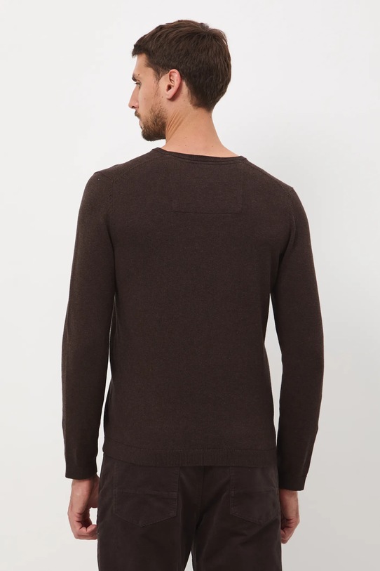 Odzież Medicine sweter bawełniany RW24.SWM090 brązowy