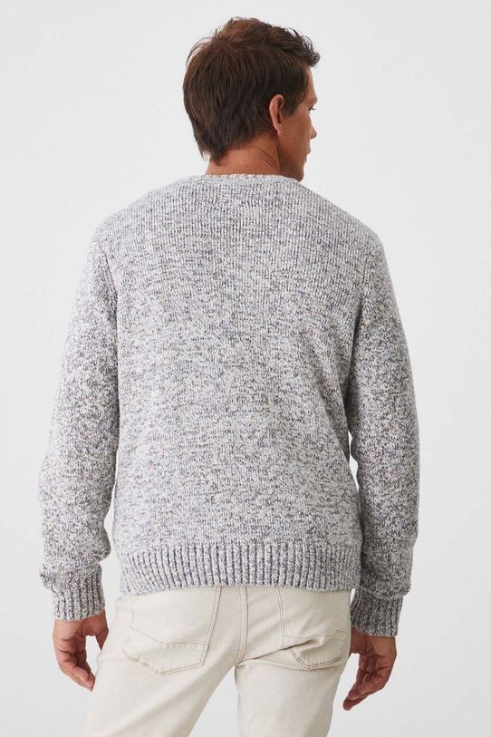 Sweter męski melanżowy kolor multicolor multicolor RW24.SWM606