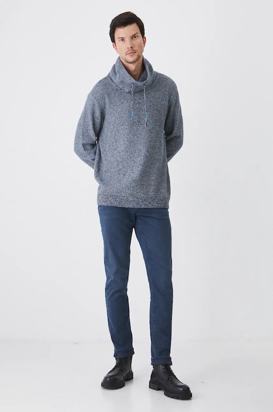 Хлопковый свитер Medicine RW24.SWM709 голубой RW24