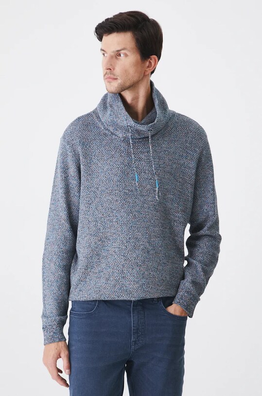 Хлопковый свитер Medicine голубой RW24.SWM709