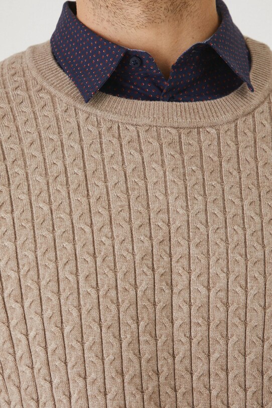 Sveter pánsky béžová farba RW24.SWMB01