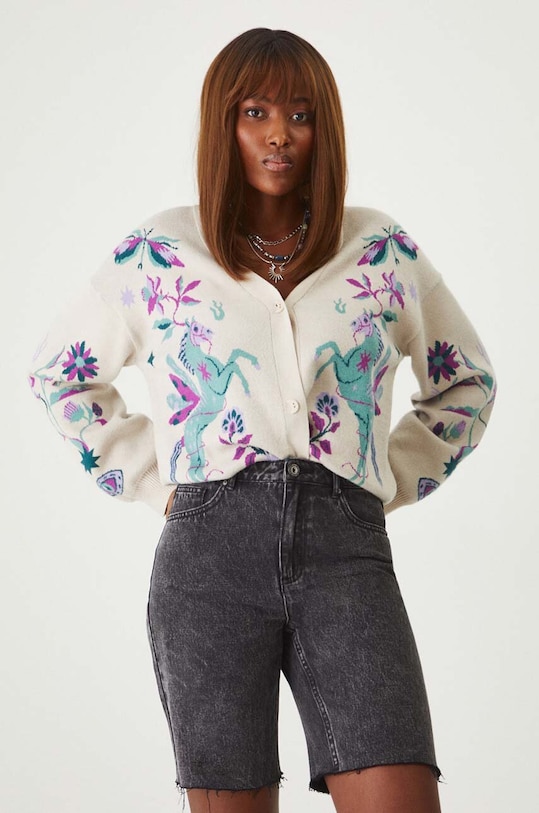 Džínové šortky dámské černá barva bavlna černá RW24.SZD101