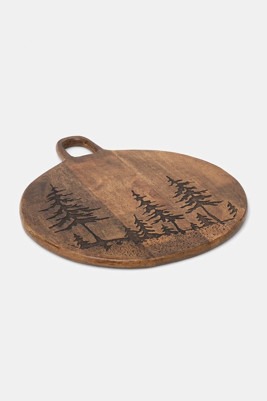 Kuchnia i jadalnia Deska do serwowania drewniana z grawerem kolor brązowy RW24.TAU704 brązowy