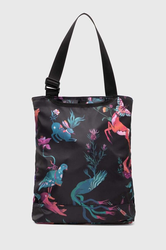 Doplnky Kabelka dámska s funkciou ruksaka so vzorom čierna farba RW24.TOD101 čierna