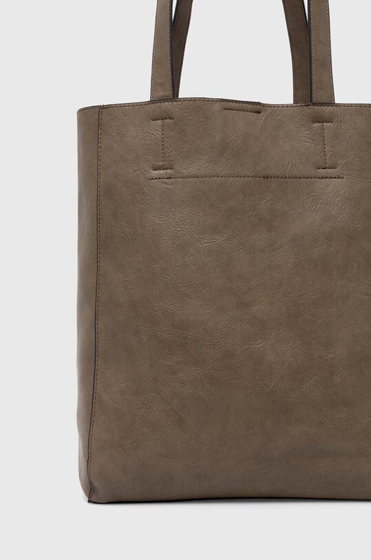 Akcesoria Torebka damska typu shopper ze skóry ekologicznej kolor zielony RW24.TOD102 zielony