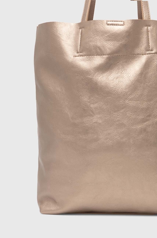 Akcesoria Torebka damska typu tote ze skóry ekologicznej kolor złoty RW24.TOD104 złoty