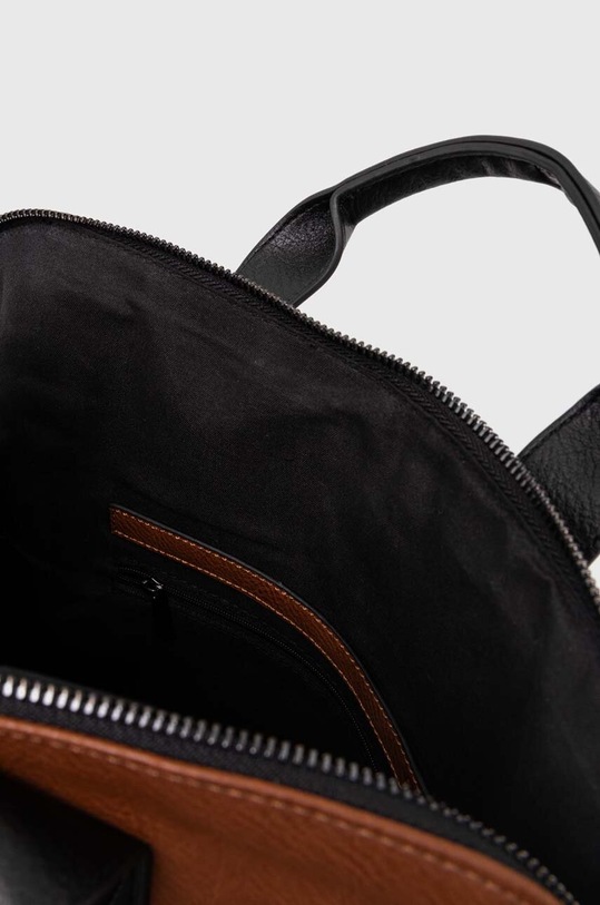 Plecak na laptopa damski ze skóry ekologicznej gładki kolor brązowy RW24.TOD308 brązowy