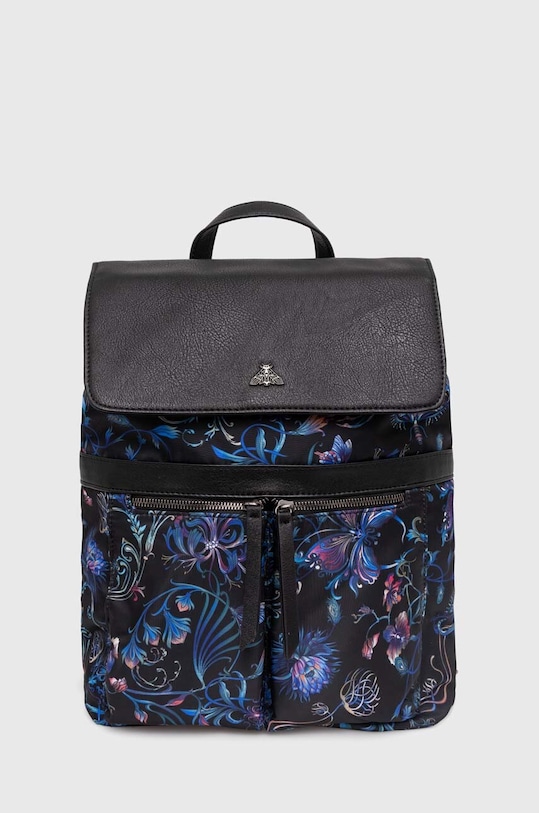 Batoh dámský se vzorem černá barva syntetický černá RW24.TOD312