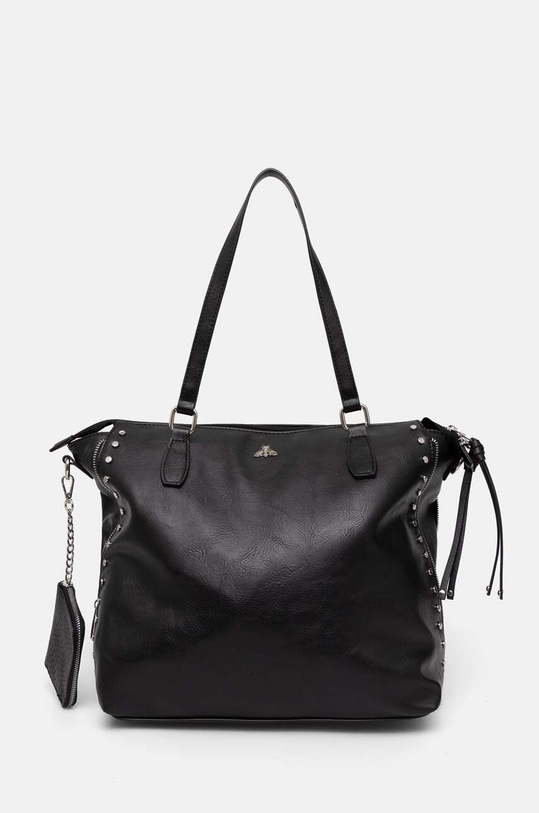 Torebka damska ze skóry ekologicznej kolor czarny RW24.TOD407 czarny RW24