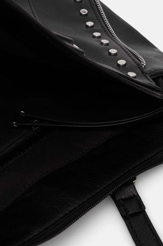 Torebka damska ze skóry ekologicznej kolor czarny RW24.TOD407