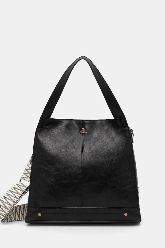 Torebka damska ze skóry ekologicznej kolor czarny RW24.TOD506 czarny RW24