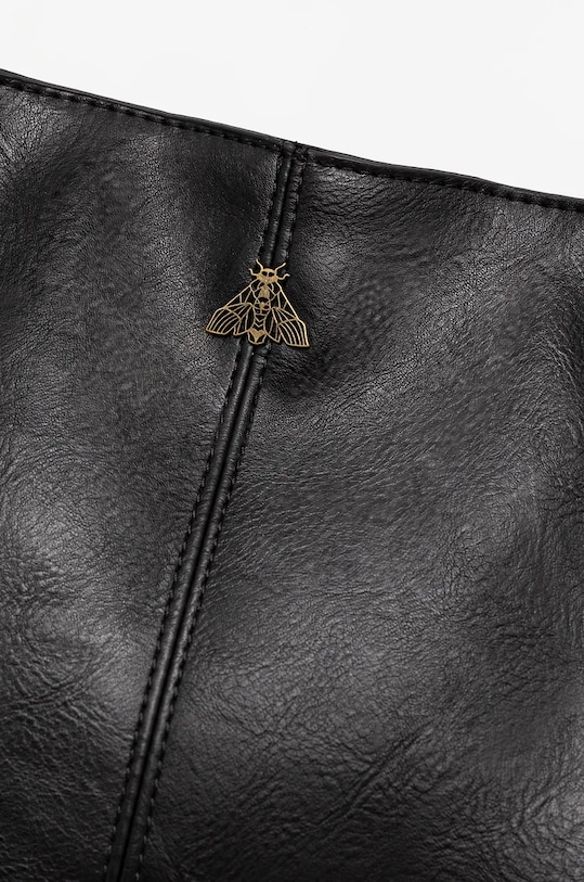 Torebka damska ze skóry ekologicznej kolor czarny RW24.TOD506 czarny