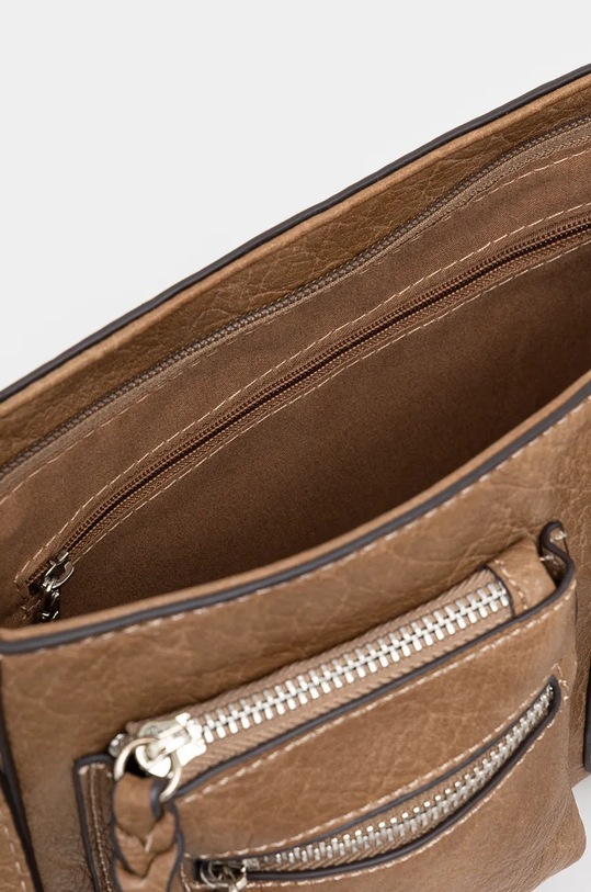 Torebka damska z regulowanym paskiem kolor beżowy RW24.TOD702 beżowy